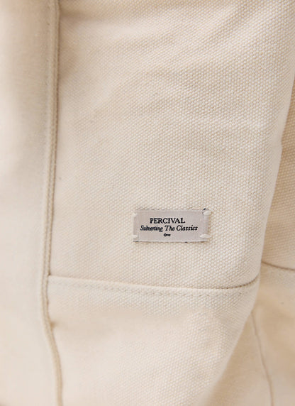 Tote Bag - Cotton Canvas - Cream | Percival