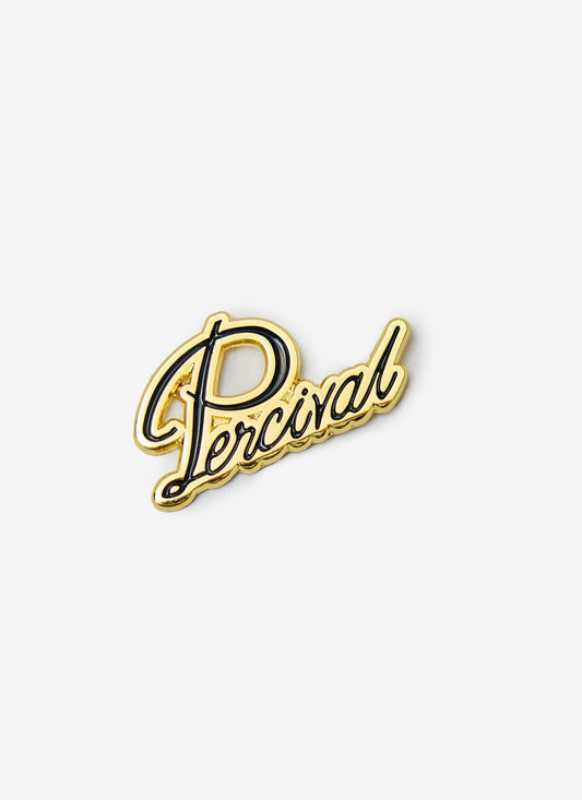 Percival Script Pin Badges - Multi | Percival