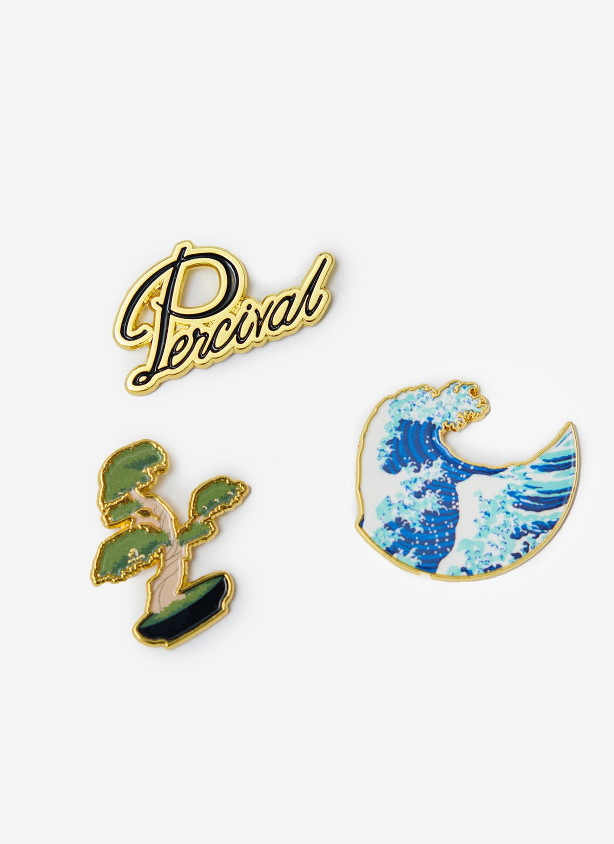 3 Pack Badges - Multi | Percival