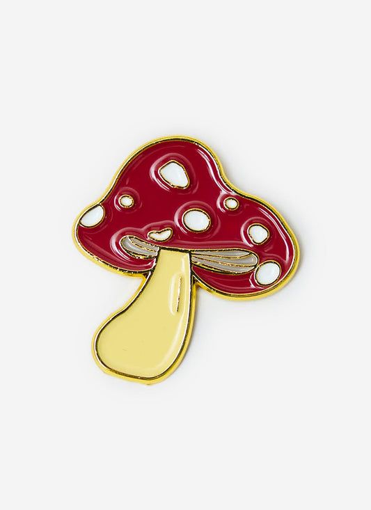 Percival Mushroom Pin Badges - Multi | Percival