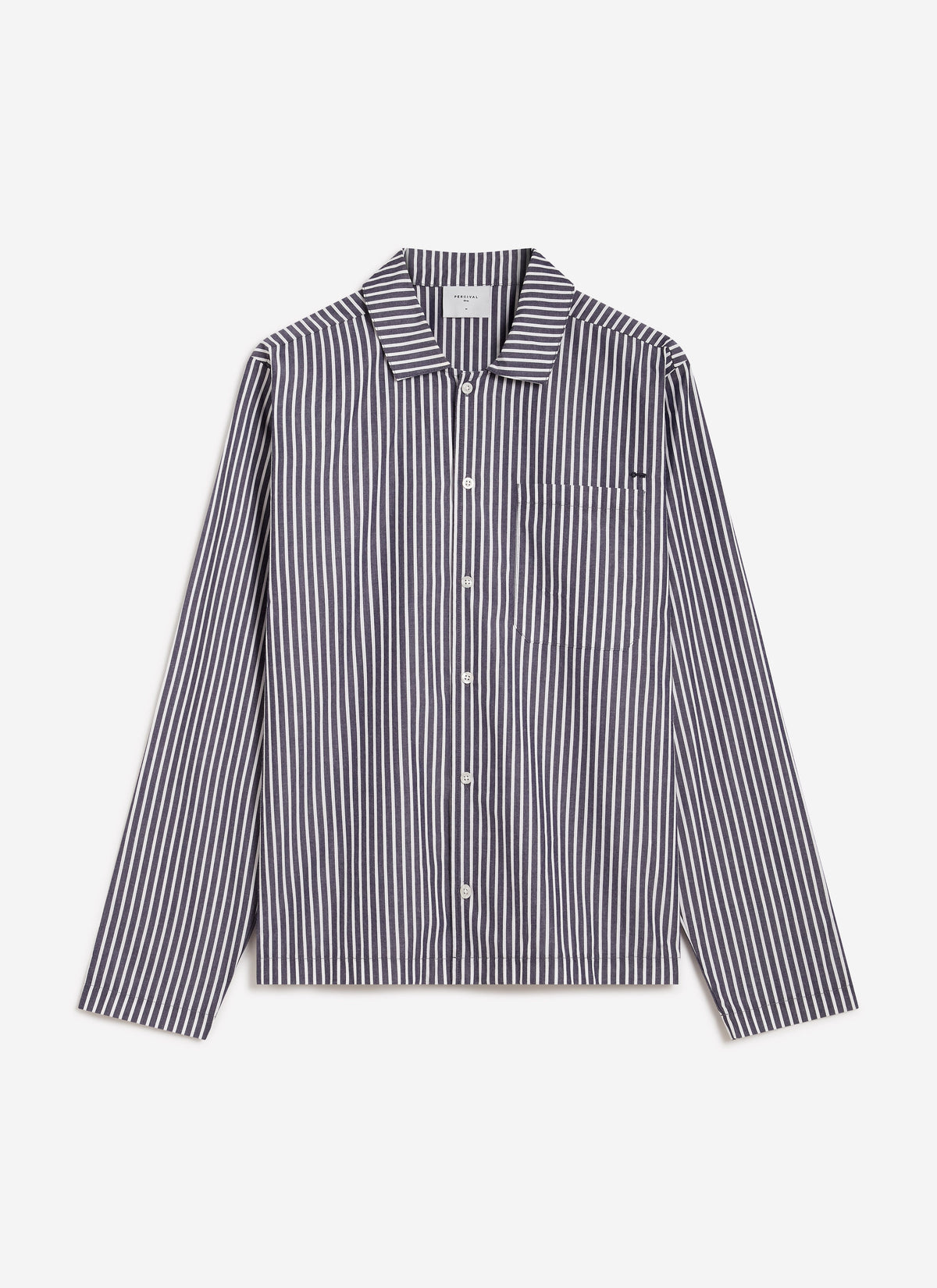 Pyjama Top - Cotton - Blue | Percival