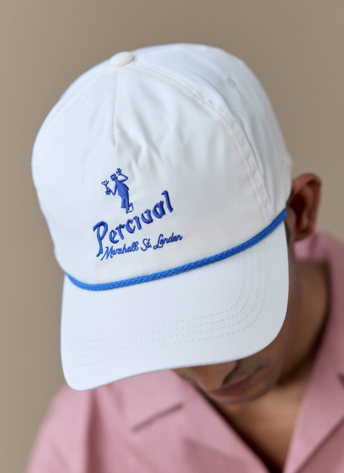Men's Martini Soft Trucker Cap - Cream Cotton | Percival