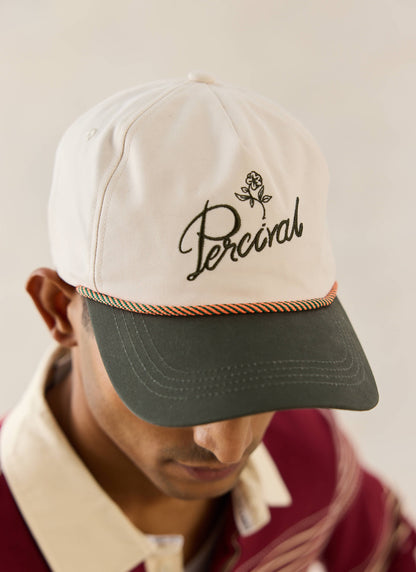 Men's Rope Trucker Cap: Spencer - Cotton - Cream | Percival