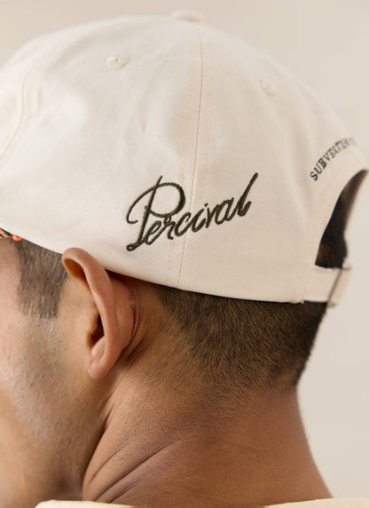 Men's Rope Trucker Cap: Spencer - Cotton - Cream | Percival