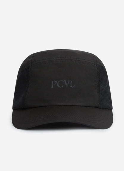 Men's Black Nylon Cap - PCVL Performance Wear | Percival