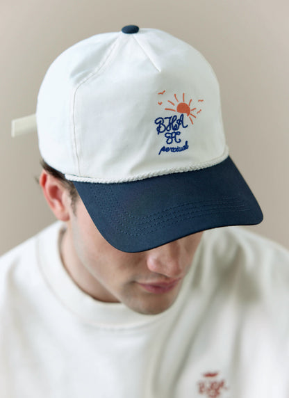 Trucker Cap - Brighton & Hove Albion F.C. x Percival - Cream Navy | Percival