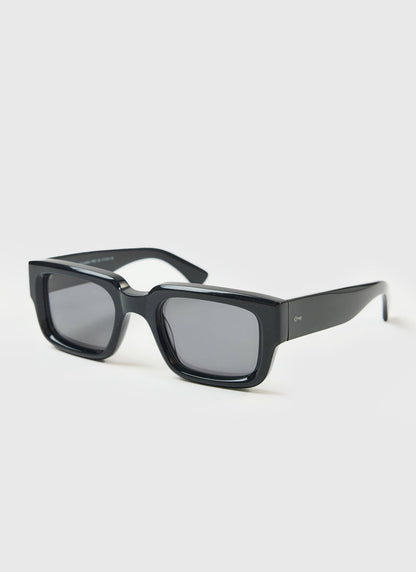 P002-E2 Black Sunglasses - Black Polarized Lenses | Percival