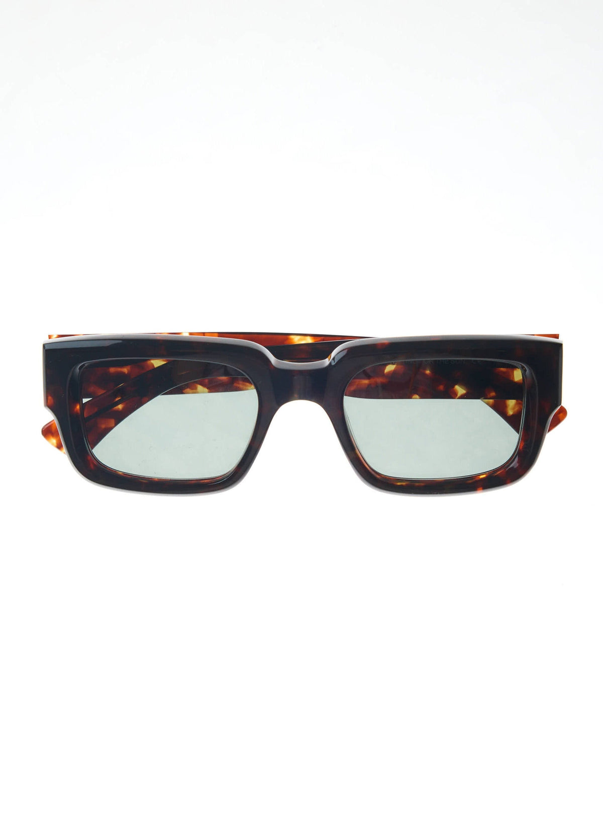 P002-E20 Demi Brown Tortoise Sunglasses - Bottle Green Lenses | Percival