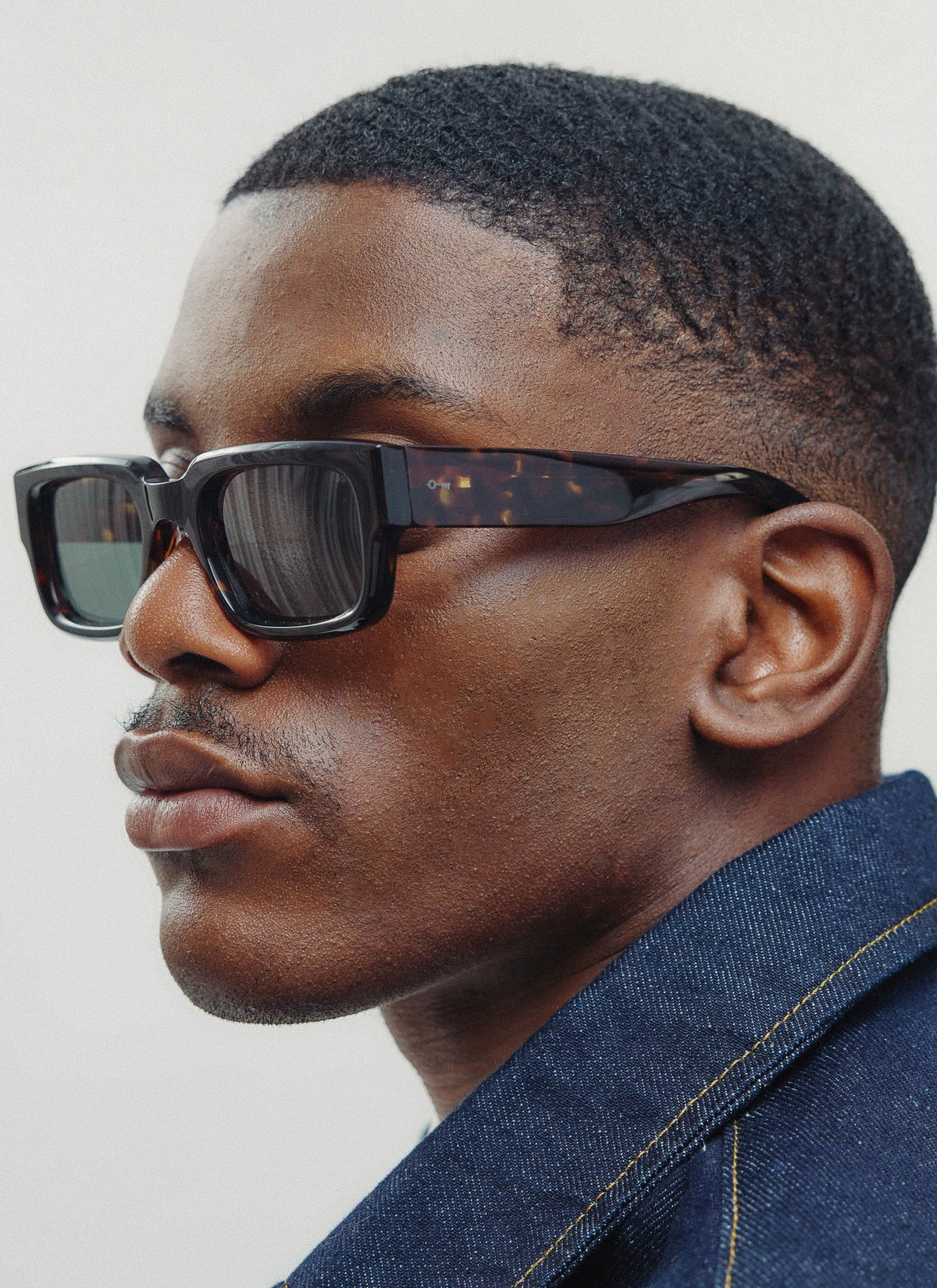 P002-E20 Demi Brown Tortoise Sunglasses - Bottle Green Lenses | Percival