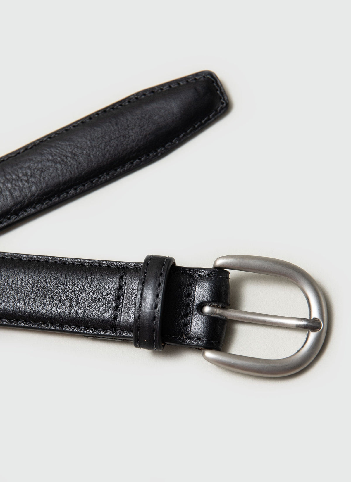 Men's Leather Dress Belt - Made in England - Black | Percival