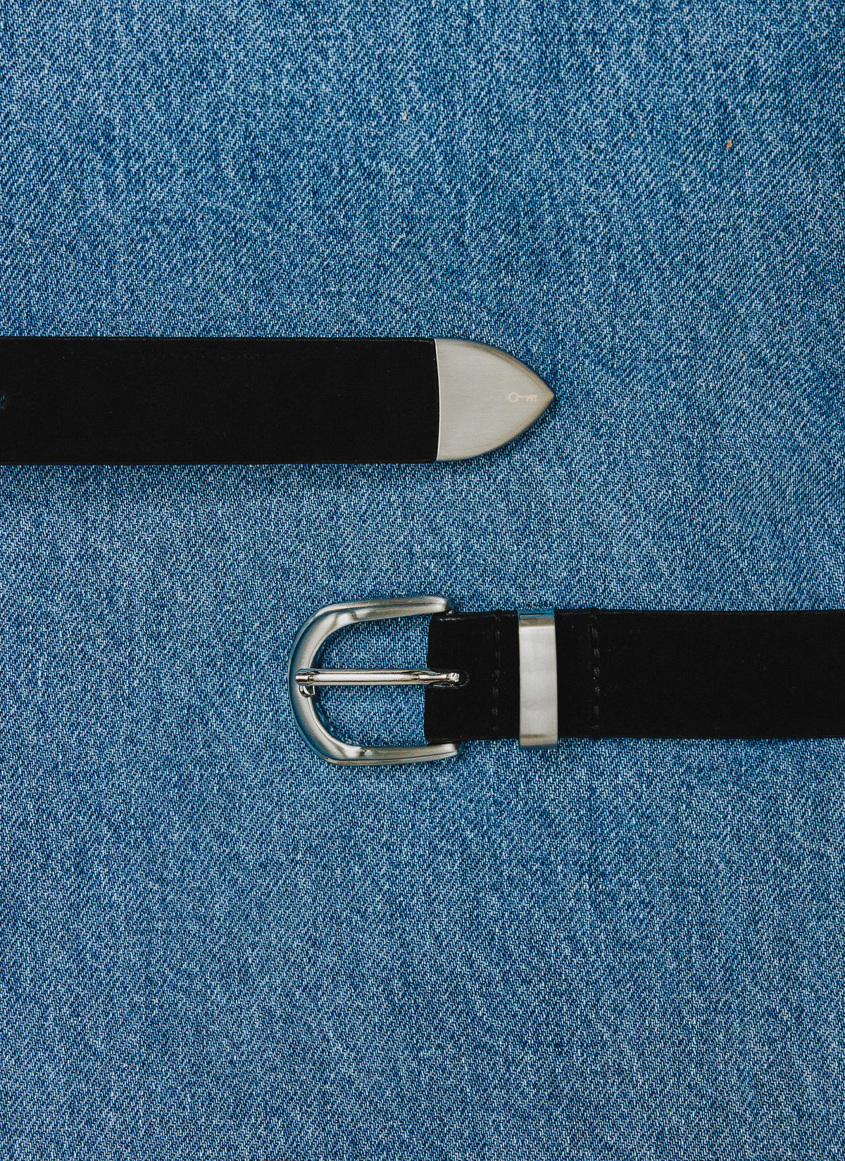 Suede Belt - 100% Leather - Black | Percival