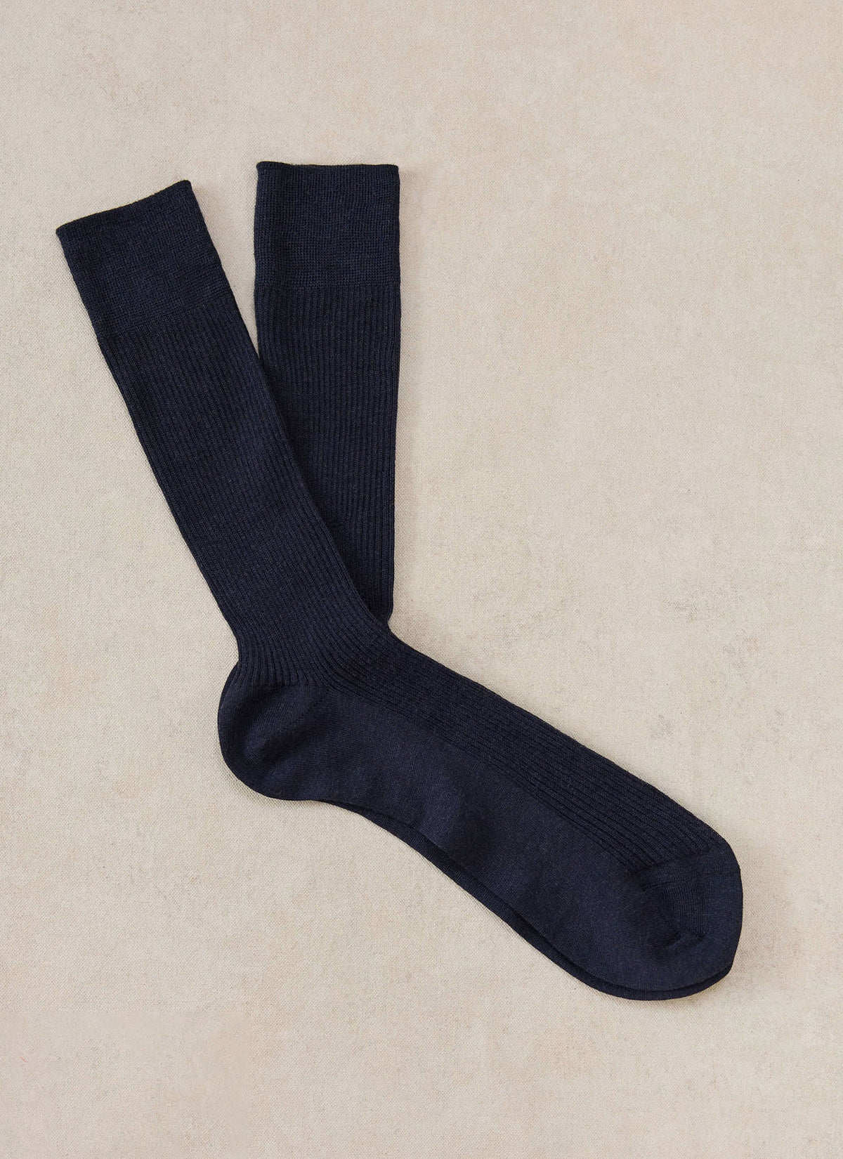 Men's Navy Socks - Merino Wool | Percival