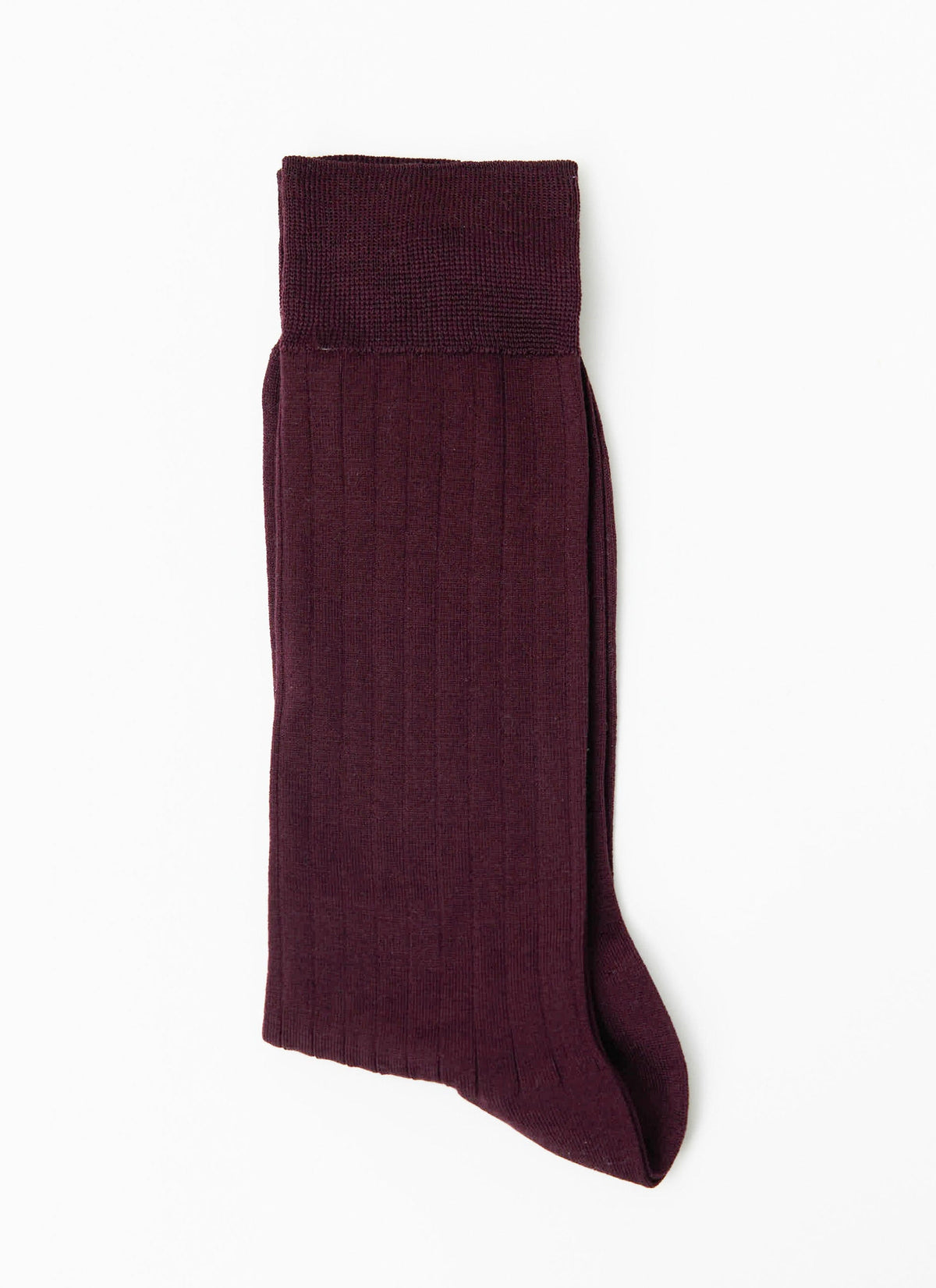Loafer Dress Socks - Cotton - Merlot | Percival