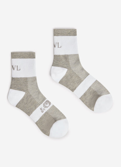 Men's Performance Socks - White PCVL Athletic Cotton | Percival