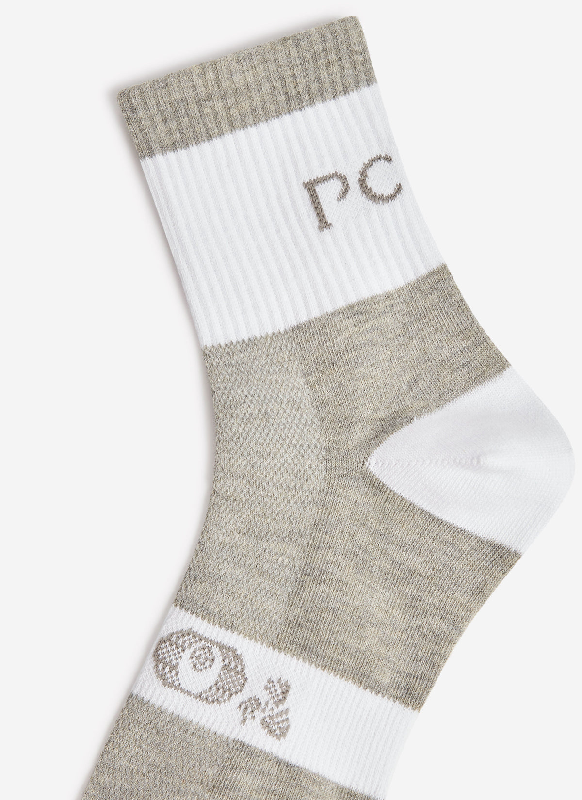 Men's Performance Socks - White PCVL Athletic Cotton | Percival