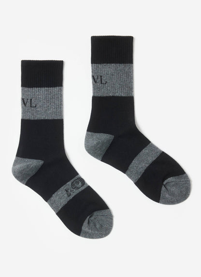 Men's PCVL Performance Socks - Black Cotton Blend | Percival