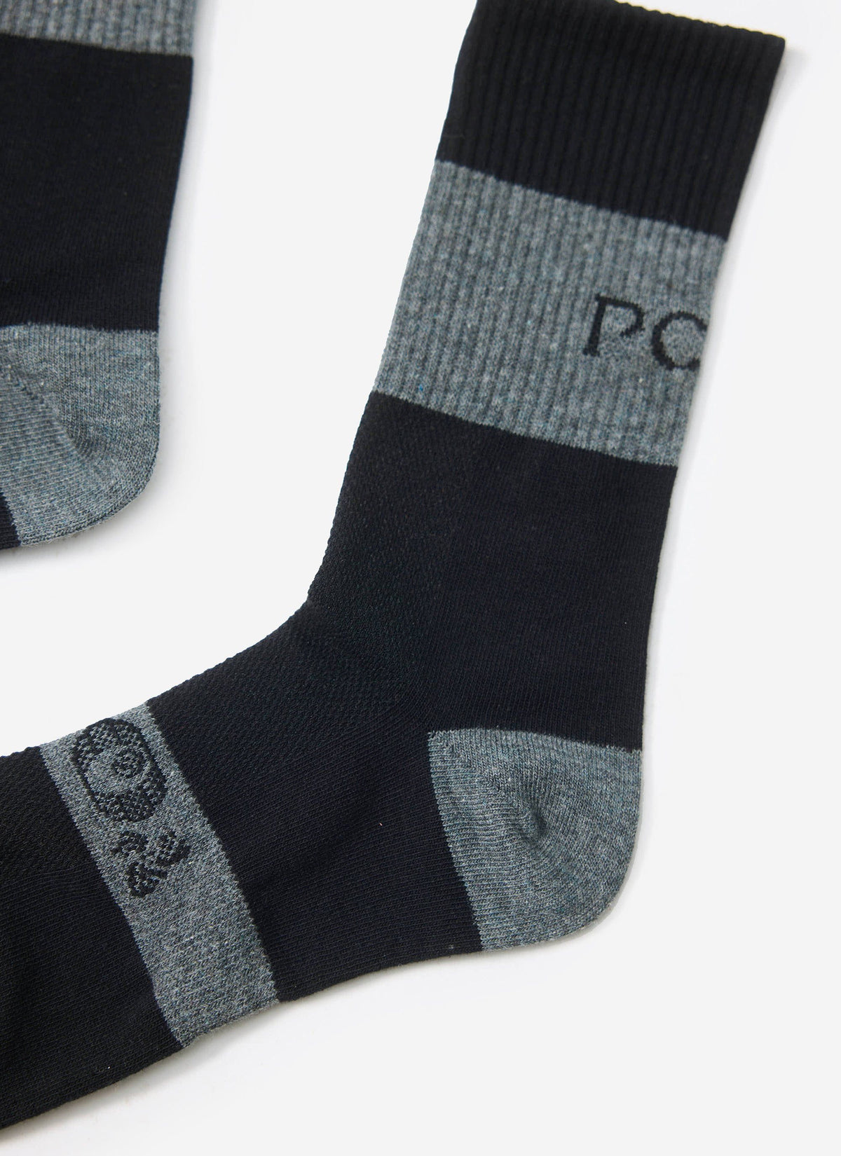 Men's PCVL Performance Socks - Black Cotton Blend | Percival