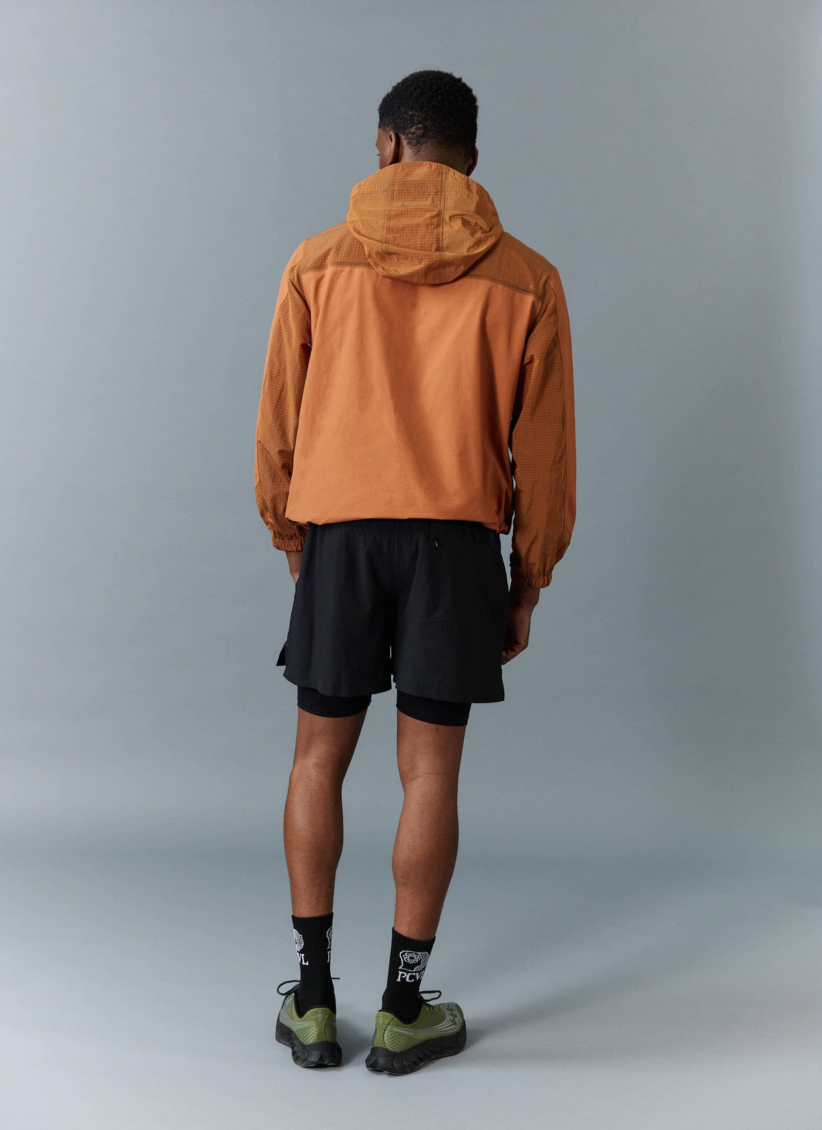 Men's PCVL Zip Through Water Resistant Jacket - Rust | Percival