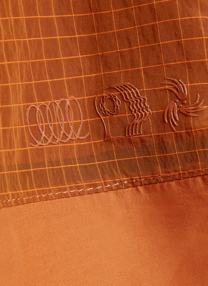 Men's PCVL Zip Through Water Resistant Jacket - Rust | Percival