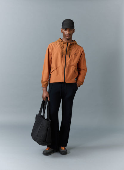 Men's PCVL Zip Through Water Resistant Jacket - Rust | Percival