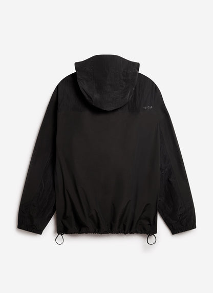 Men's Water Resistant Jacket - Black PCVL Zip Through | Percival