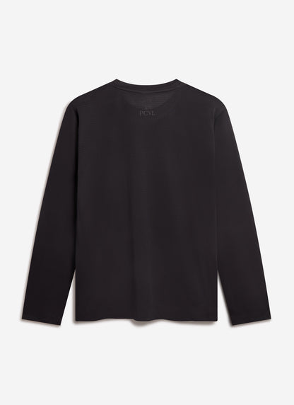 Men's Long Sleeve Performance Top - Black PCVL | Percival