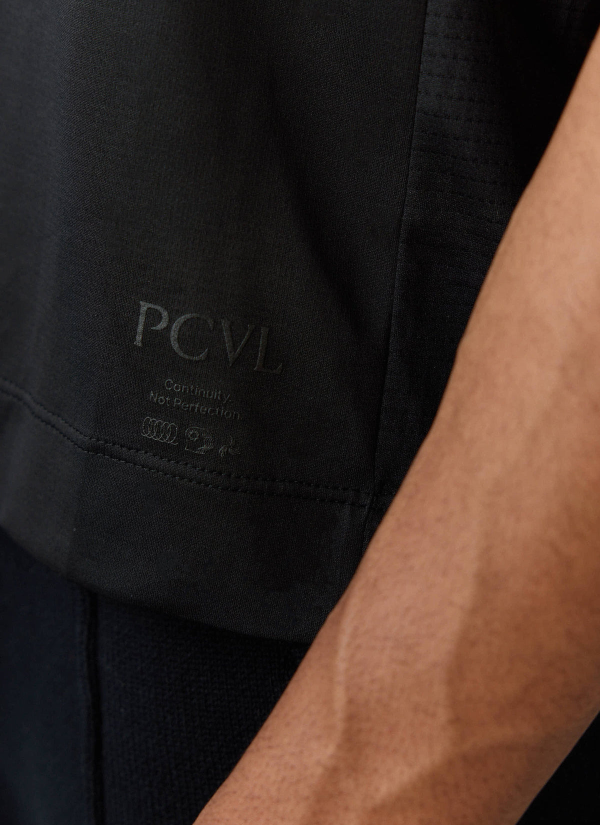 Men's PCVL Performance T-Shirt - Black Printed | Percival
