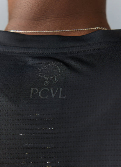 Men's PCVL Performance T-Shirt - Black Printed | Percival
