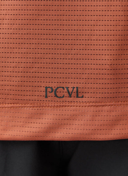 Men's PCVL Printed Performance Top - Rust | Percival