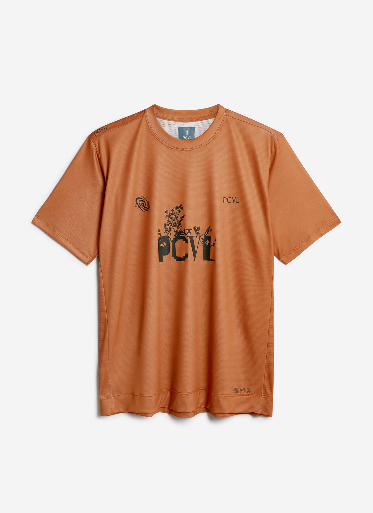 Men's PCVL Printed Performance Top - Rust | Percival