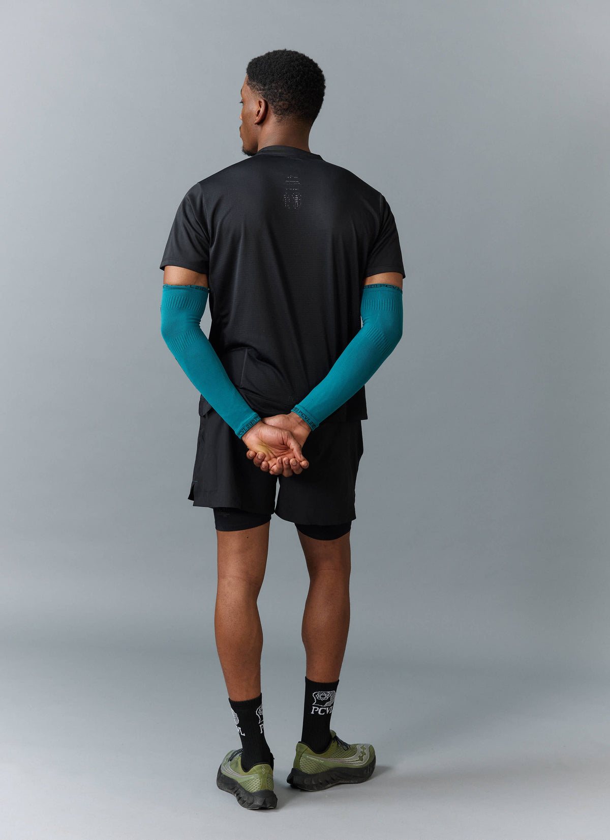 Men's PCVL Printed Performance Top - Black | Percival