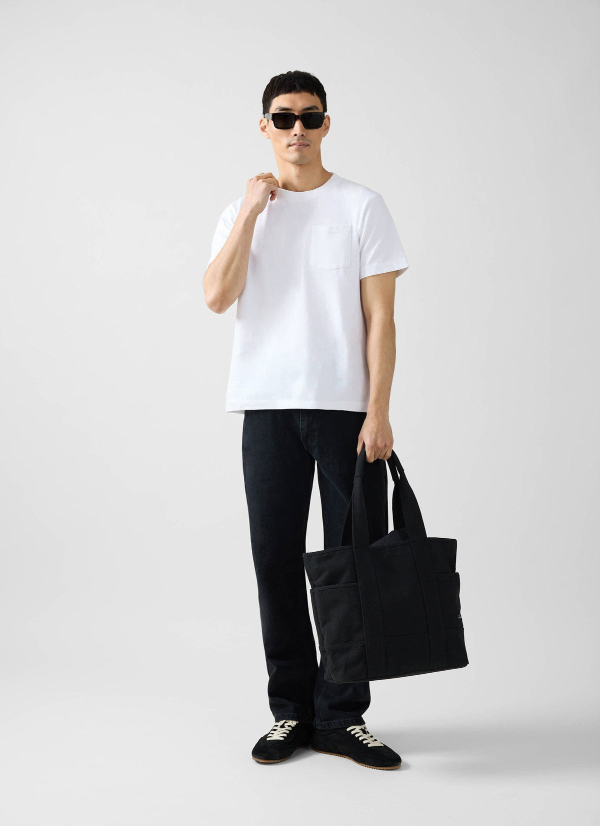 Short Sleeve Pocket T Shirt - Organic Cotton - White | Percival