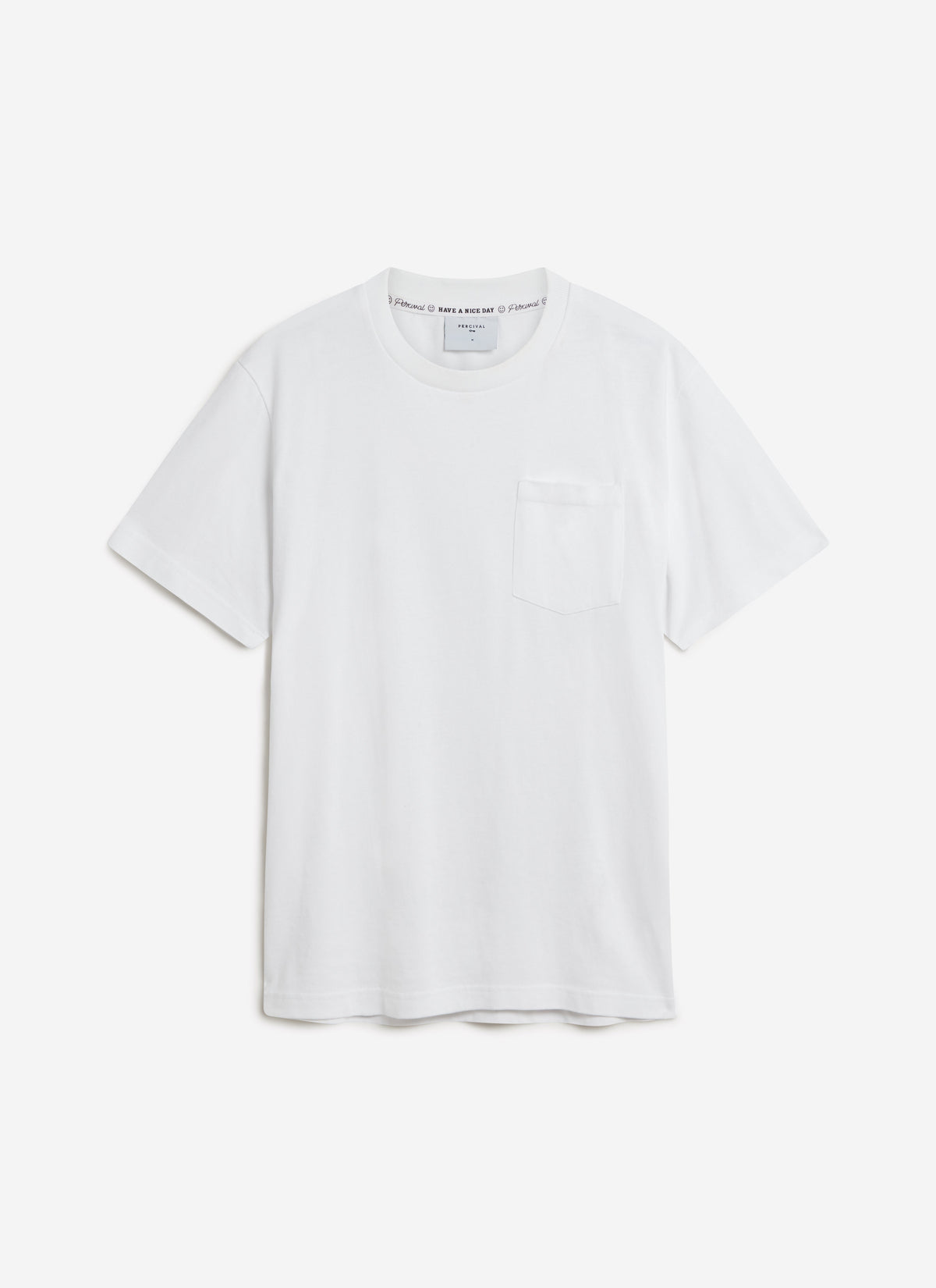 Short Sleeve Pocket T Shirt - Organic Cotton - White | Percival