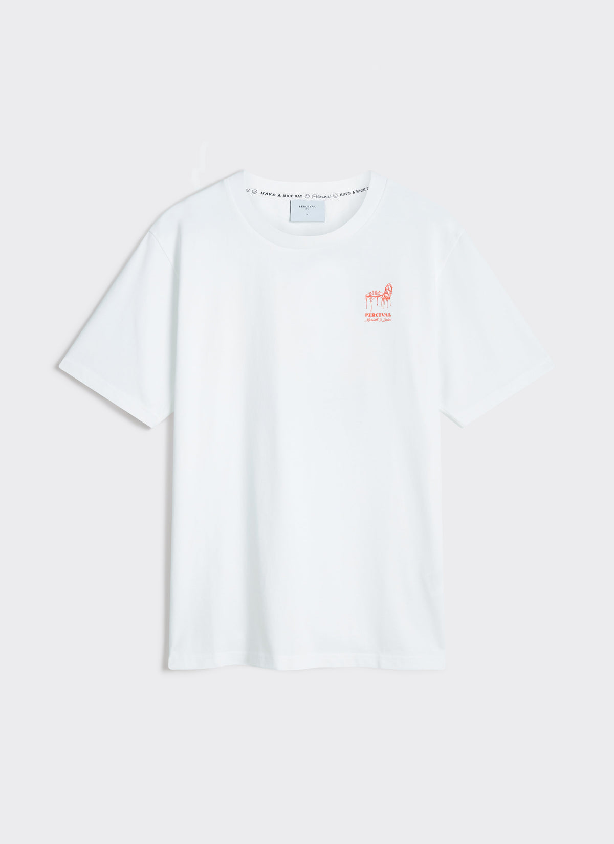 Men's Graphic T Shirt - Fine Wines - Cotton - White | Percival