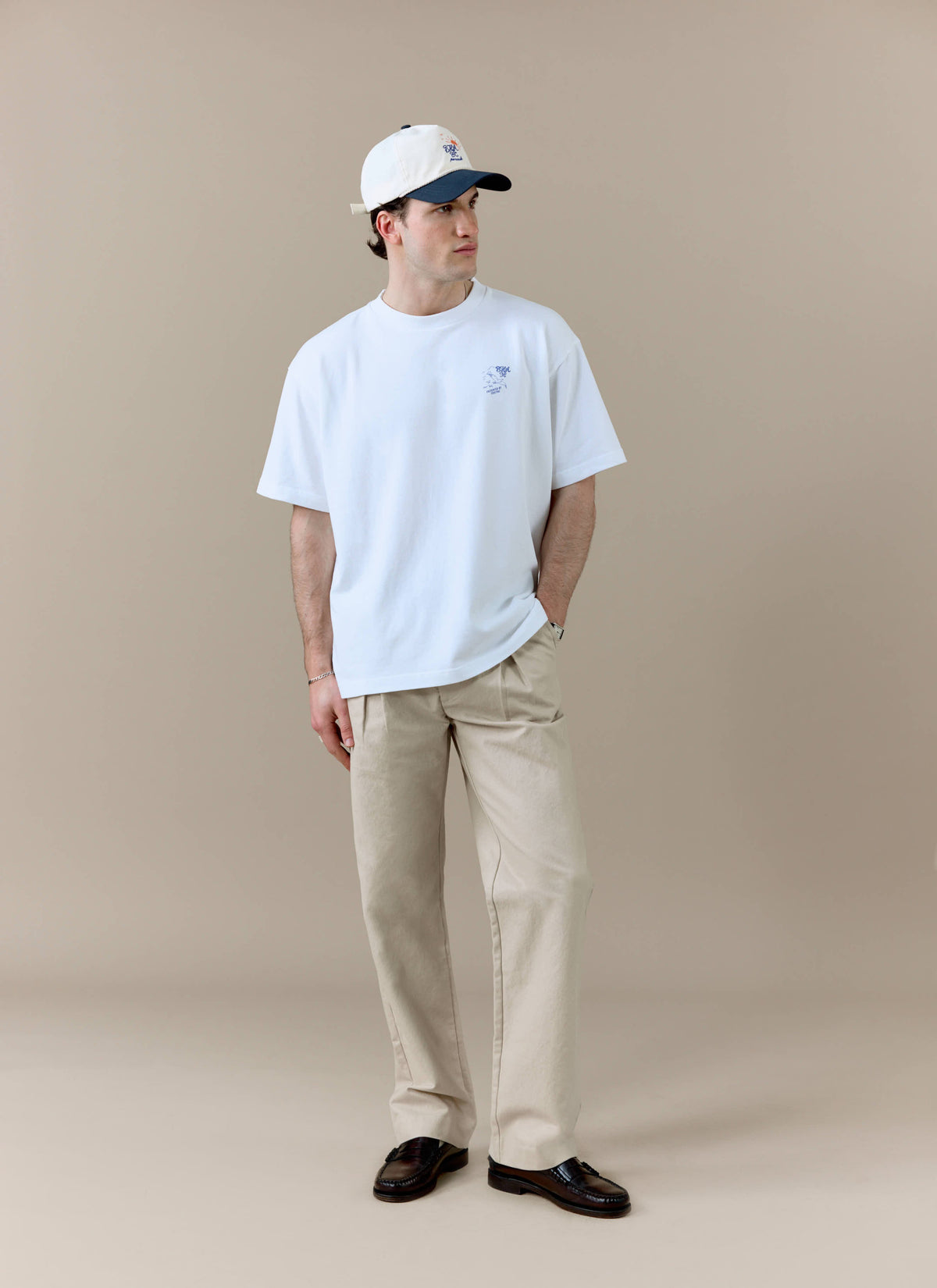 Men's T Shirt - Beach Front x Brighton & Hove Albion F.C. - White | Percival