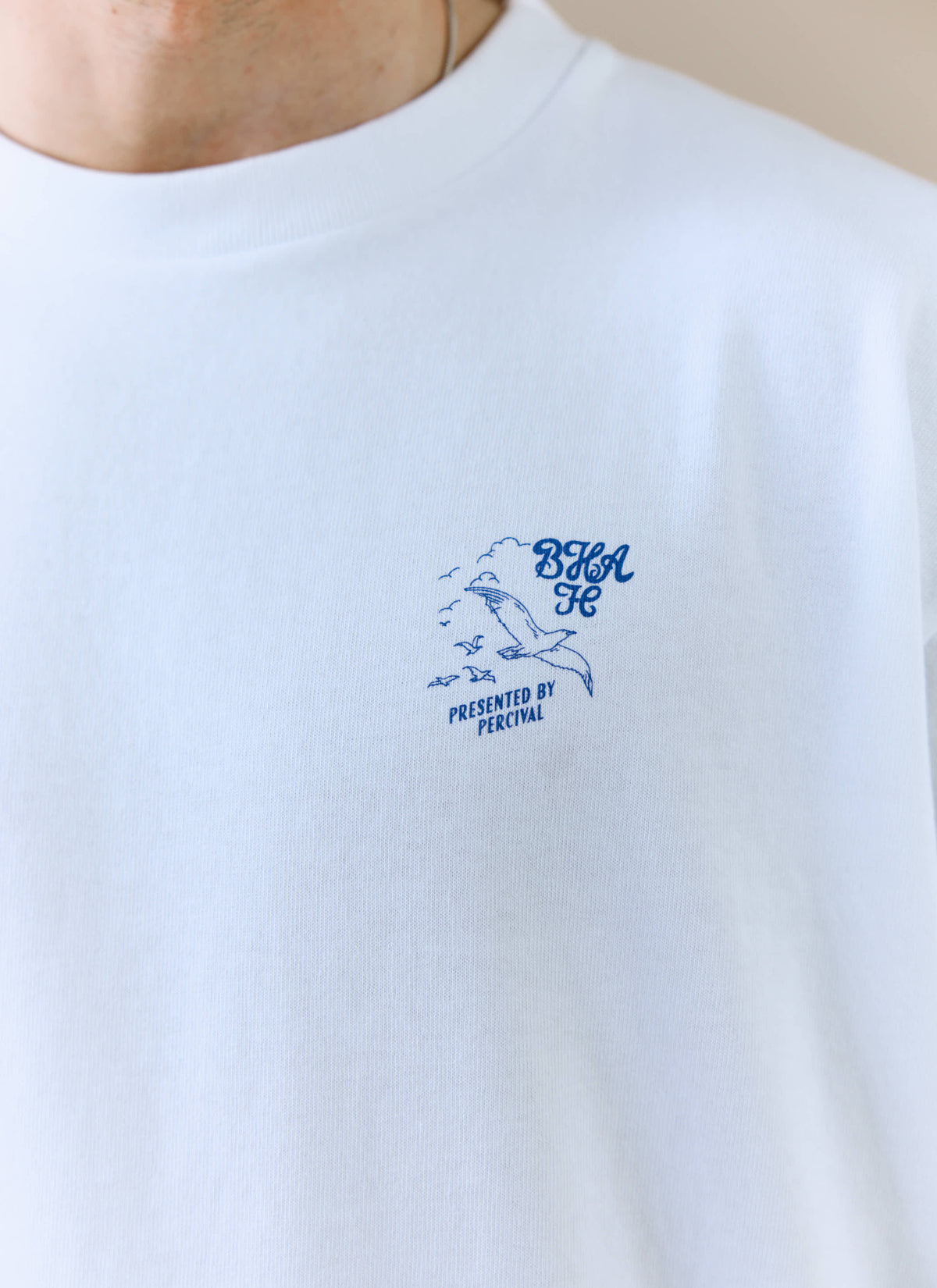 Men's T Shirt - Beach Front x Brighton & Hove Albion F.C. - White | Percival