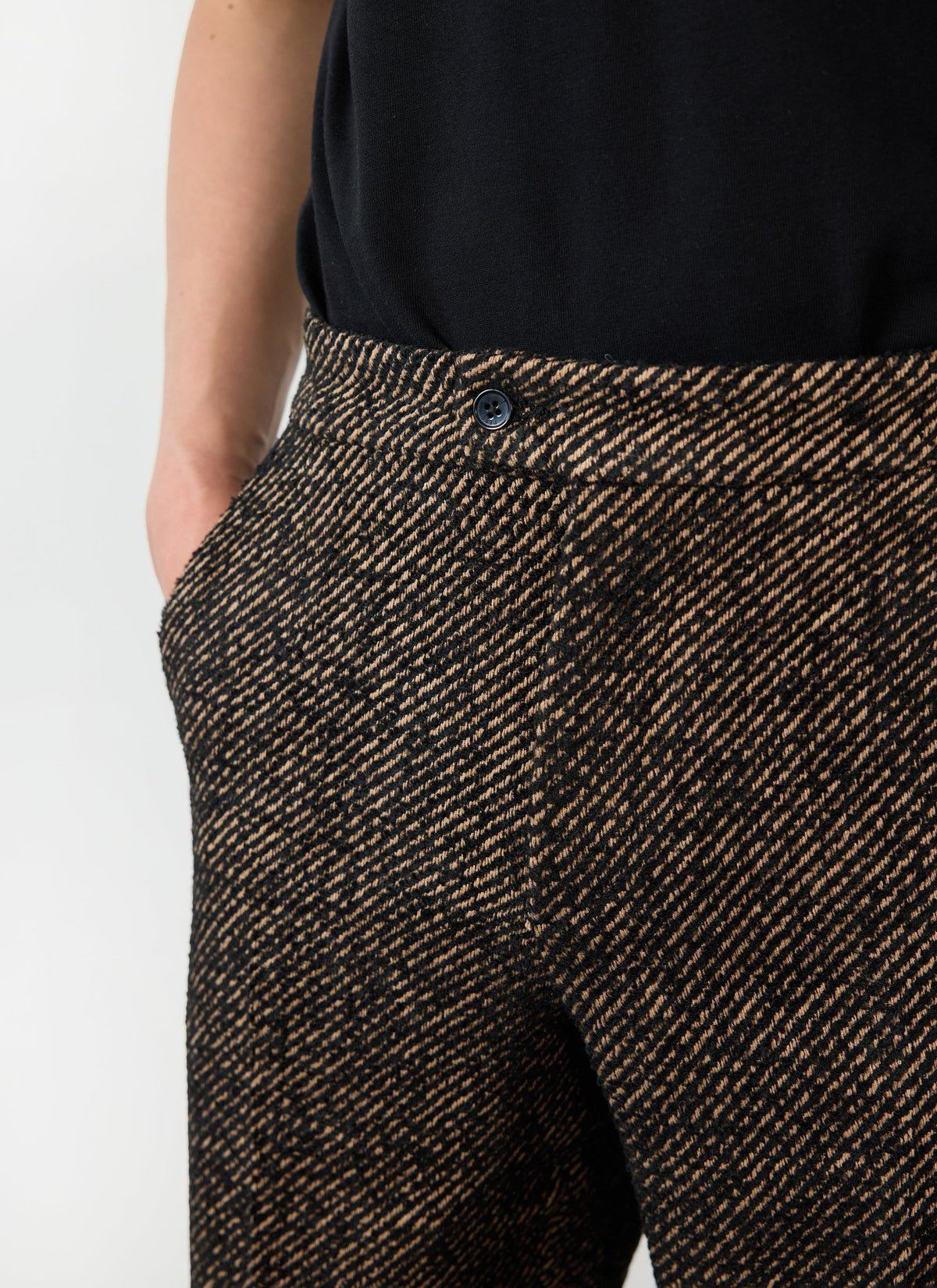 Men's Straight Leg Trousers - Twill - Oak | Percival