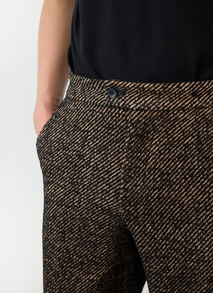 Men's Straight Leg Trousers - Twill - Oak | Percival